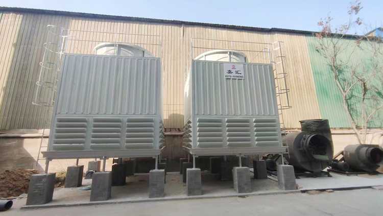 GFNDP-150T方形逆流式玻璃鋼冷卻塔 兩臺